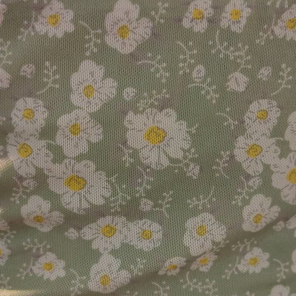 Green floral crop top - Picture 5 of 11